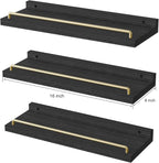 RYOFOBETTO Floating Shelves for Wall Decor, Living Room, Picture Frames - Image 3