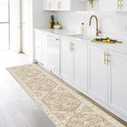 Yamaziot Washable Runner Rug, 2x10 Non-Slip Boho Hallway Kitchen Rug | Stain - Image 7