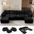 Upgrade Boneless Couch with Storage, Extra Deep&High Seat Modular Sectional by Unknown