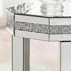 Mirrored Octagon End Table - Image 7