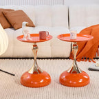 2-Pack Sleek Hourglass Side Table - Image 3