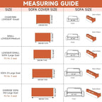 VClife Sofa Cover Washable Soft Plush Couch Cover - Image 2