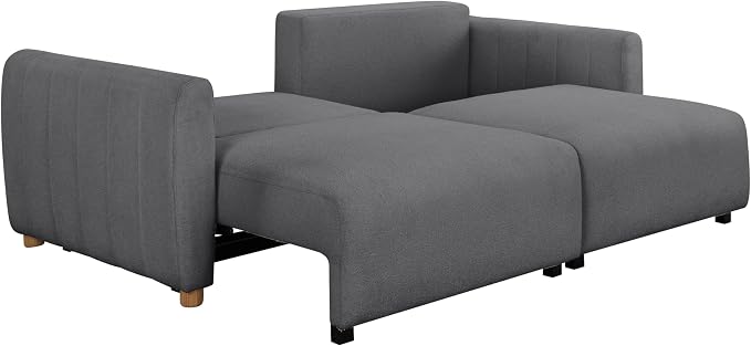 Serta Galway 91.7" Convertible Sleeper Sofa, Queen Size, Wall-Hugging - Image 4