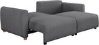 Serta Galway 91.7" Convertible Sleeper Sofa, Queen Size, Wall-Hugging - Image 4