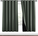 NICETOWN 100% Blackout Window Curtain Panels, Full Light Blocking Drapes - Image 2