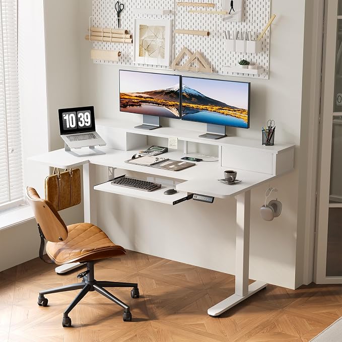 OffiGo U Shaped Electric Standing Desk - Image 2