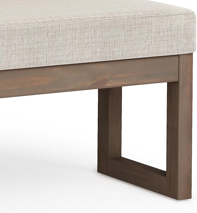 SIMPLIHOME Milltown Large Ottoman Bench - Image 6