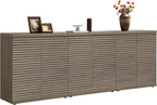 SICOTAS Buffet Cabinet with Storage Accent Sideboard Modern Credenza with Doors by SICOTAS