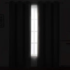 Frost Grey Thermal Blackout Curtains/42 x 95 Inch/Set of 2 Panels Room - Image 3