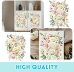 6 Sheets Vintage Flower Rub on Transfer Life in Full Bloom Furniture Transfers - Image 3