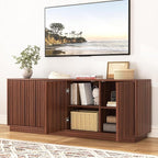 63'' Fluted TV Stand for TVs up to 75'', Modern Media Console - Image 6