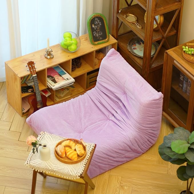 N&V Fireside Floor Sofa- Mid-Century Modern Armless Lounge Chair - Image 4