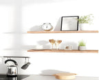 YYWUOJJ Wood Floating Shelves for Wall Decor, Rustic Wall Shelves for Bedroom - Image 7