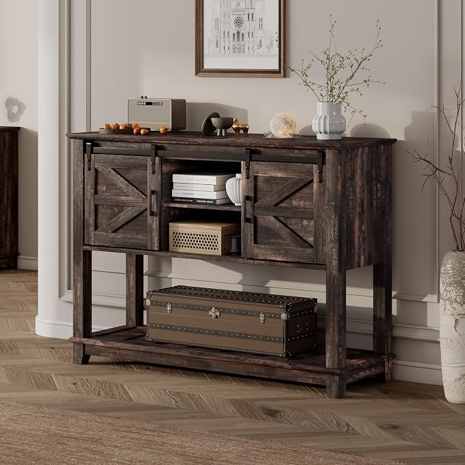 LUXOAK Farmhouse Entryway Table - Image 7