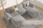 EASE MOOSE Oversized Modular Sectional Sofa, Extra Large U Shape Sectional - Image 3