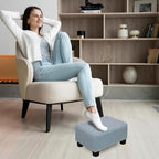 CAROLMADE Small Foot Stool Ottoman Footstool - Image 4