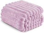 Exclusivo Mezcla Striped Queen Size Fleece Blanket - Image 6