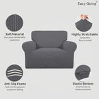 Easy-Going Stretch Oversized Chair Slipcover - Image 3