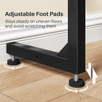 Kitstorack 2-Pack Black Console Table, 7.9" Deep Panel, Adjustable Height & - Image 9