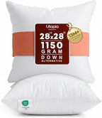 Utopia Bedding 28x28 Pillow Inserts, 2 Pack | Indoor cushion inserts by UTOPIABEDDING