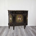 Nearly Natural French Vintage Style Floor Cabinet - Image 2