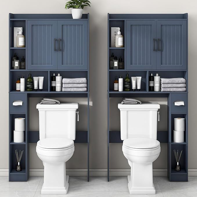 Vabches Over The Toilet Storage Cabinet, Farmhouse Storage Cabinet Over Toilet - Image 7