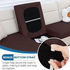 Milk Silk Couch Cushion Covers, Sofa Covers Washable - Image 4
