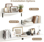 Fun Memories Deep Floating Shelves, 24W x 8D Floating Shelves Set of 2 - Image 5