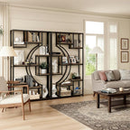 HolliWill 70.8" Tall Bookshelf Set of 2, Etagere Bookcase - Image 9