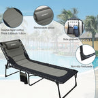 Oversized Padded Outdoor Folding Lounge Chair - Image 4