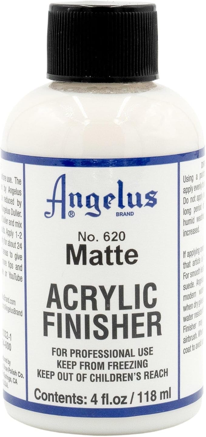 Angelus Matte Acrylic Finisher 4 fl oz – Flexible Clear Coat by AngelusBrand