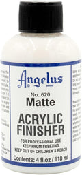 Angelus Matte Acrylic Finisher 4 fl oz – Flexible Clear Coat by AngelusBrand