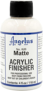 Angelus Matte Acrylic Finisher 4 fl oz – Flexible Clear Coat by AngelusBrand