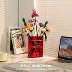 Puransen Red Book-Shaped Vase for Flowers - Image 4