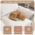 63" Velvet 3 in 1 Convertible Sleeper Sofa Bed, Pull Out Couch Bed Loveseat - Image 6