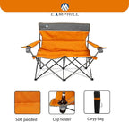 Camping Chair Set of 3, Outdoor Folding Camping Chairs - Image 5