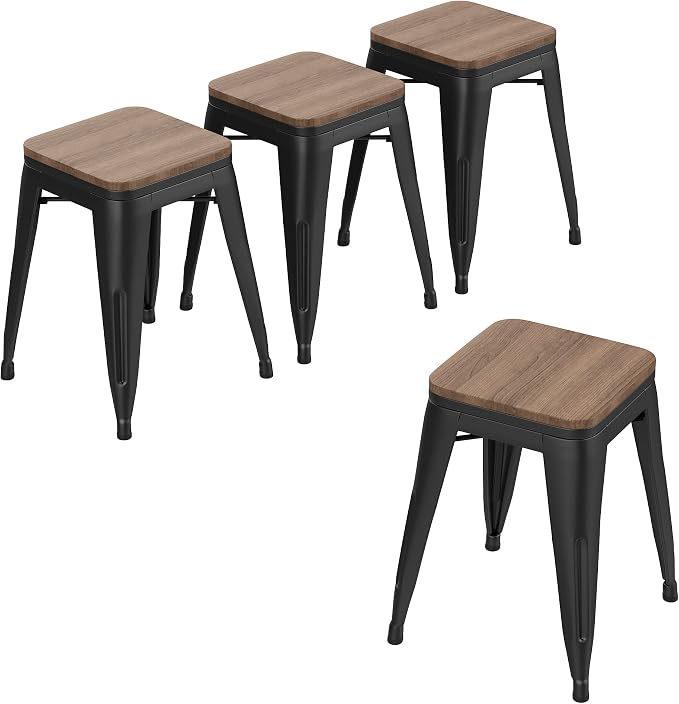 HAOBO Home Modern Industrial Metal Stool Classroom Stools by HAOBOHOME