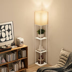 Gupuzm Floor Lamp with Shelves, with Modern Square Standing Lamp with Smart APP - Image 6