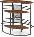 AC Pacific 43-Inch Industrial Home Bar Unit - Image 3