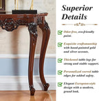 Vintage French Console Table, Wood Entryway Table - Image 5