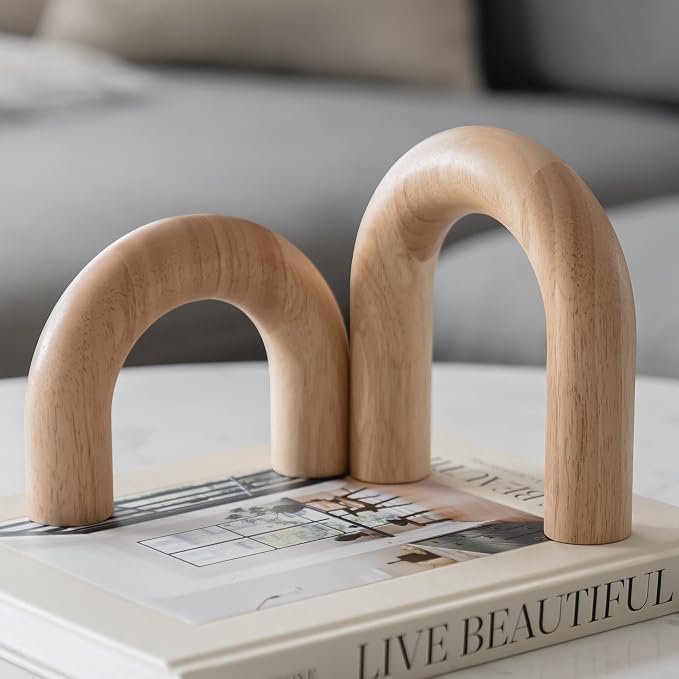 PEAKOLY Wood Arch Decorative Objects - Image 8