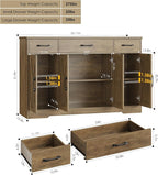 HOSTACK Buffet Sideboard Cabinet - Image 3