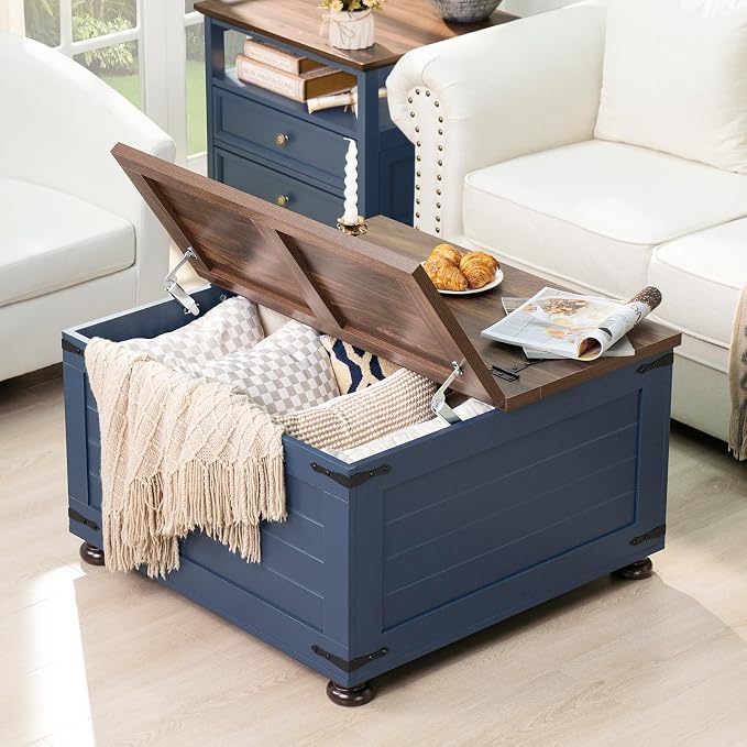 Joaxswe Farmhouse Coffee Table - Image 7