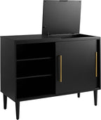 Crosley Furniture Everett Media Console and Record Player Stand - Image 4