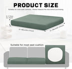 8Pcs Outdoor Cushion Covers, Elastic Patio Cushion Covers | Washable, - Image 2