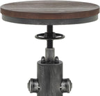 Topower Antique Vintage Industrial Barstool Solid Wood Water Pipe Fire Hydrant - Image 5
