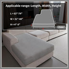 OHSIO Sectional Couch Covers, Wear Resistant Stretch Sofa Covers Washable Soft - Image 2