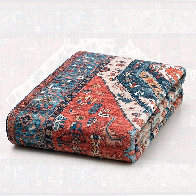SERISSA 2'6"x12' Washable Non Slip Boho Runner Rug - Image 8