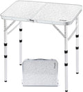 Yriuat Folding Camping Table 2ft Portable Picnic Table Adjustable Height Small by Yriuat