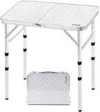 Yriuat Folding Camping Table 2ft Portable Picnic Table Adjustable Height Small by Yriuat